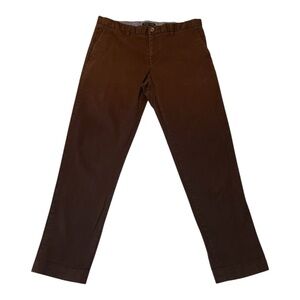 Banana Republic Dark Brown Mason Chinos Size 35x32